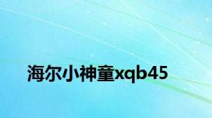 海尔小神童xqb45